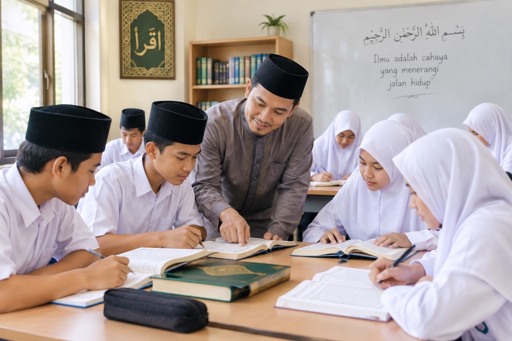 Suasana belajar di kelas
